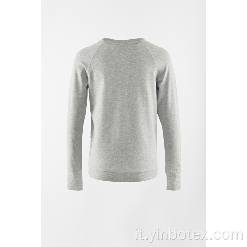 Pullover da allenamento grigio lavorato a maglia